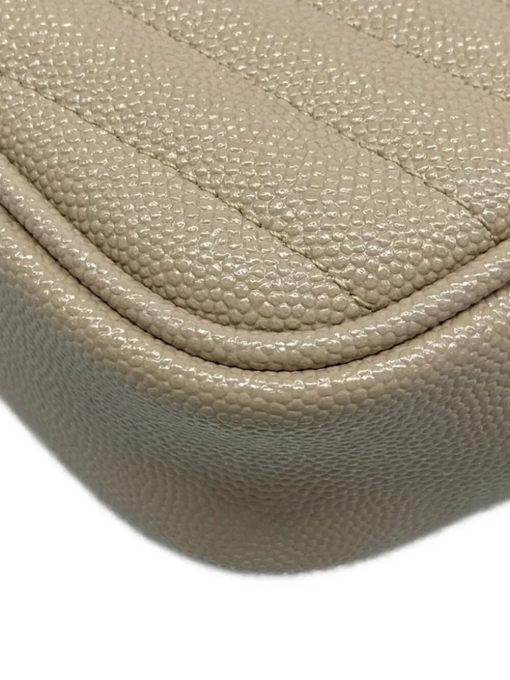 SAINT LAURENT PARIS Lou Mini Bag 612579 Pink Beige Leather Shoulder Bag
